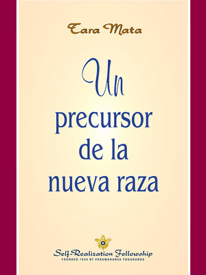 cover image of Un precursor de la nueva raza